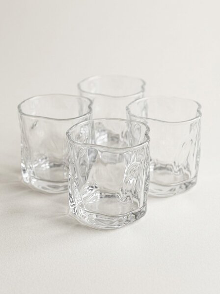 Sinsay - Sklenice nepravidelného tvaru 4 pack - clear