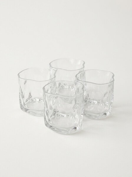 Sinsay - Sklenice nepravidelného tvaru 4 pack - clear