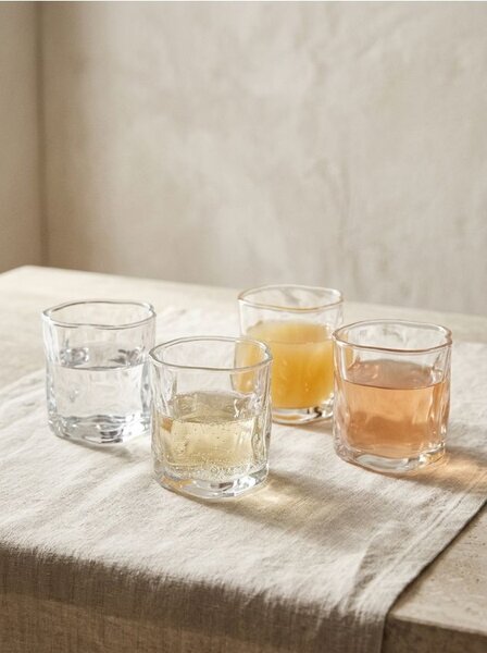 Sinsay - Sklenice nepravidelného tvaru 4 pack - clear