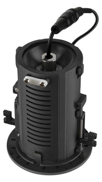 BIG WHITE SLV NUMINOS PROJECTOR X stropní zápustné svítidlo, 2700 K, 55d, válcové, černé/chrom 1006875
