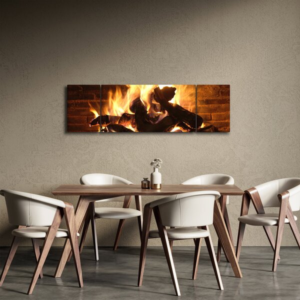 Obraz - Oheň (170x50 cm)