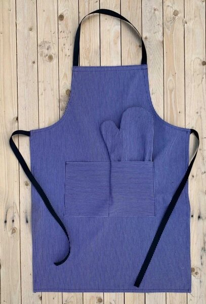 SVITAP sleep well Kuchyňský grilovací set - zástěra a chňapka Denim