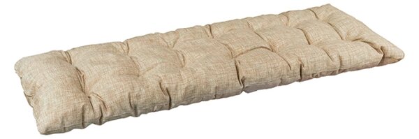 Bellatex Sedák na lavici prošívaný Cappuccino rozměr 40x120 cm