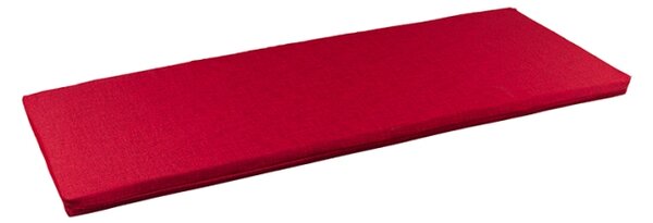 Bellatex Sedák na lavici hladký Červená rozměr 40x120 cm