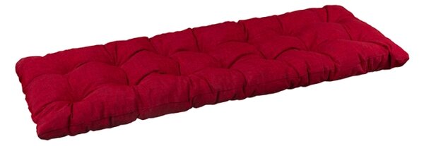 Bellatex Sedák na lavici prošívaný Červená rozměr 40x120 cm