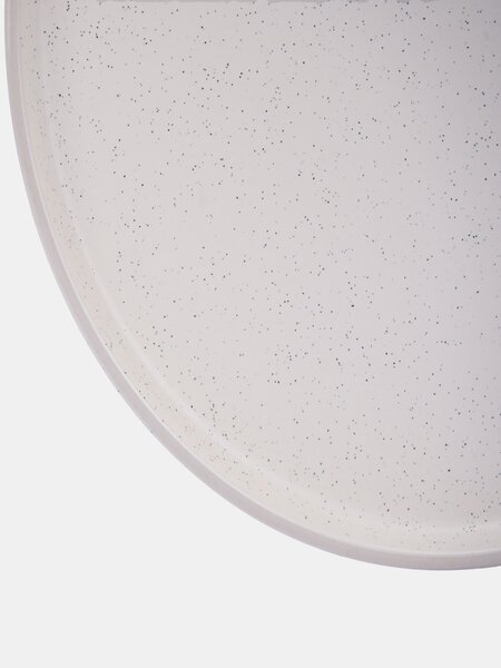 Sinsay - Sada plochých talířů s tečkovaným vzorem 2 pack - krémová