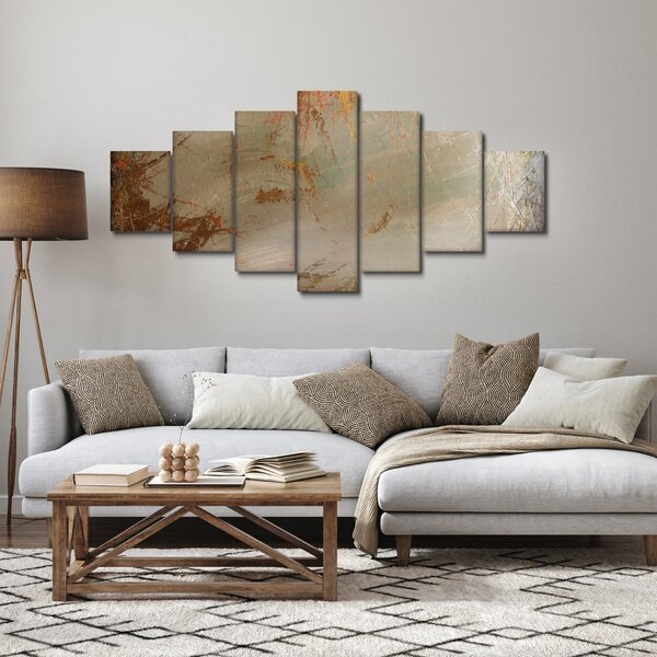 Obraz - Texturovaná abstrakce (210x100 cm)