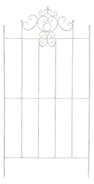 Mřížka na popínavé rostliny Paula ~ 180 x 85,5 cm - Bílá antik