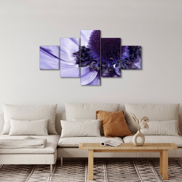Obraz - Fialový květ (125x70 cm)