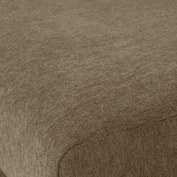 -25 % Dny MOMENTI– WOOOD Šedo hnědá látková podnožka Coulee 100 x 100 cm