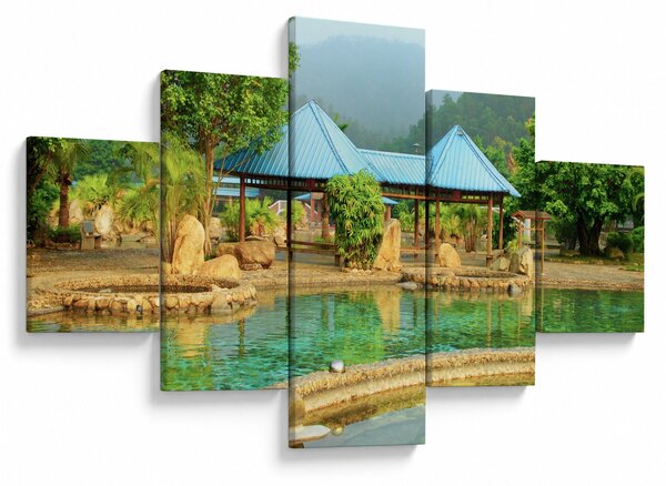 Obraz - Shanghai hotel park (125x70 cm)
