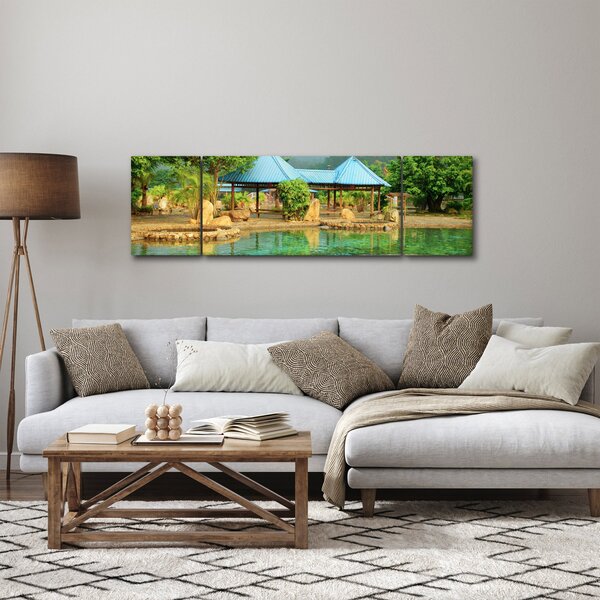 Obraz - Shanghai hotel park (170x50 cm)