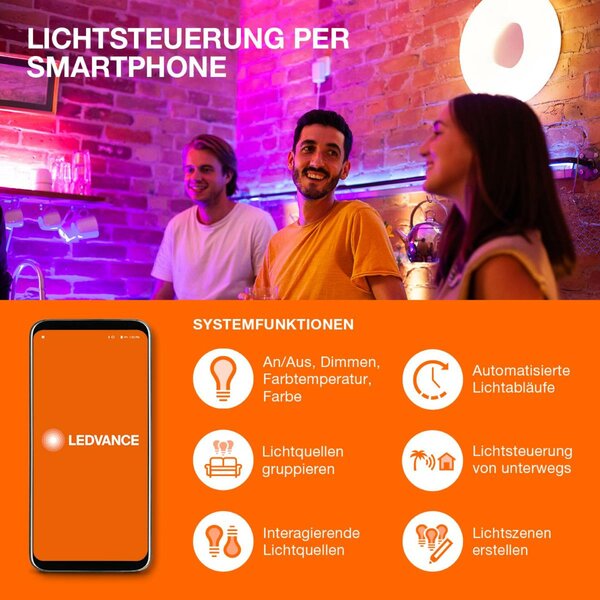LEDVANCE SMART+ Wifi Table Frame MAX Powerbank USB venkovní stolní lampa RGB + W 4058075763241