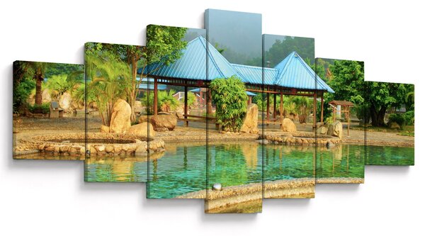 Obraz - Shanghai hotel park (210x100 cm)