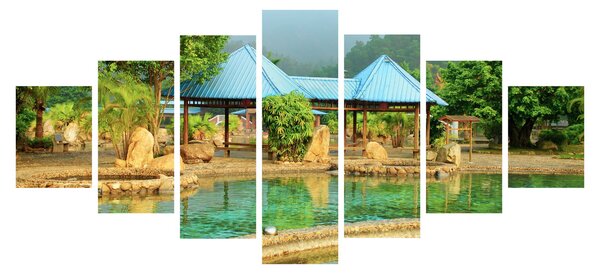 Obraz - Shanghai hotel park (210x100 cm)