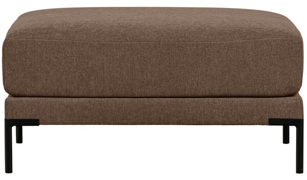 -25 % Dny MOMENTI– WOOOD Tmavě hnědá látková podnožka Coulee 100 x 100 cm