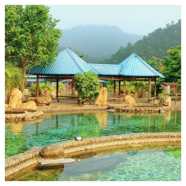 Obraz - Shanghai hotel park (30x30 cm)