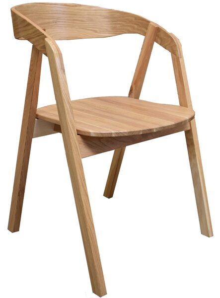 FormWood Přírodní dubové křeslo Henry XL