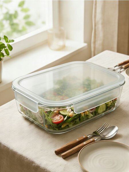 Sinsay - Transparentní lunch box s víkem - clear