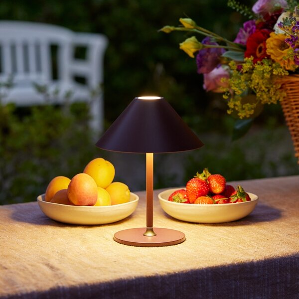 Halo Design Plastová nabíjecí stolní LED lampa Hygge 25 cm