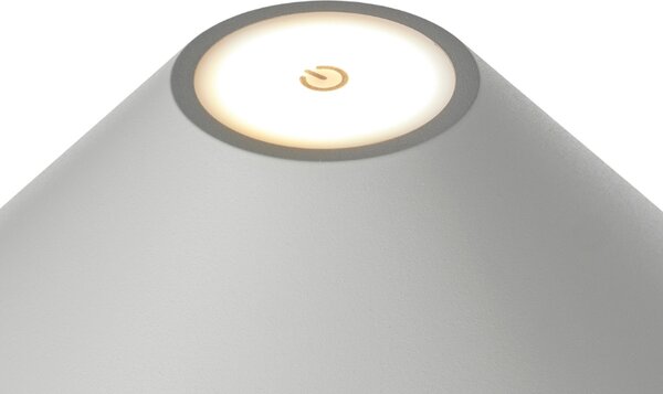 Halo Design Plastová nabíjecí stolní LED lampa Hygge 25 cm