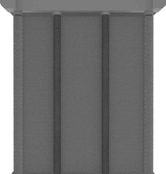 Výstavní police s 9 přihrádkami šedá 103x30x107,5 cm textil 322612