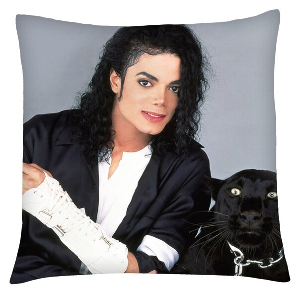 Polštář Michael Jackson 01 Mybesthome 40x40 cm Varianta: Povlak na polštář, 40x40 cm