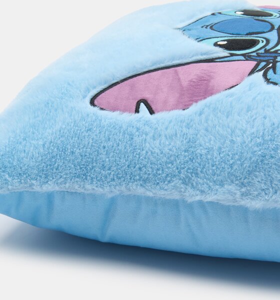 Sinsay - Polštář z umělé kožešiny Stitch - světle modrá