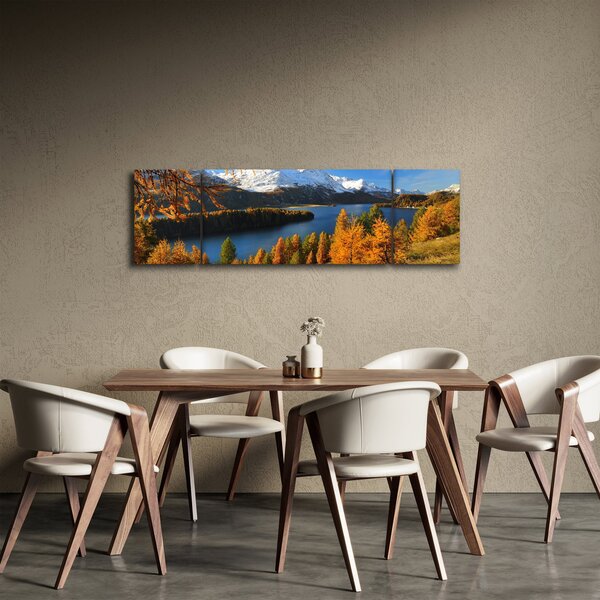 Obraz - Podzim v Alpách (170x50 cm)