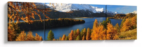 Obraz - Podzim v Alpách (170x50 cm)