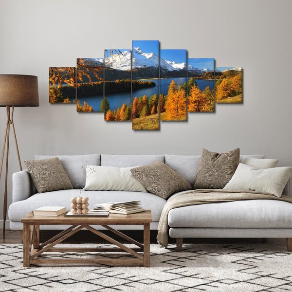 Obraz - Podzim v Alpách (210x100 cm)