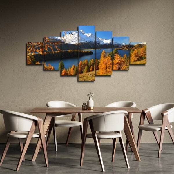 Obraz - Podzim v Alpách (210x100 cm)