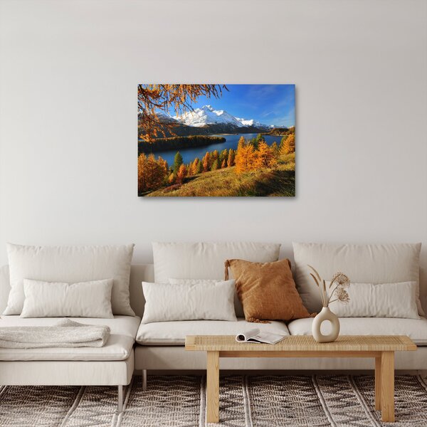 Obraz - Podzim v Alpách (70x50 cm)