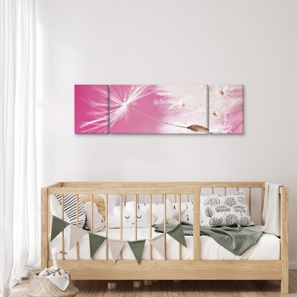 Obraz - Makro květu (170x50 cm)