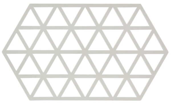 Zone Denmark Silikonová podložka pod horké Triangles Warm Grey 24 cm