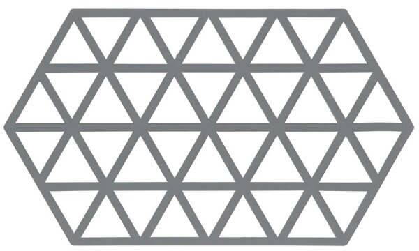 Zone Denmark Silikonová podložka pod horké Triangles Cool Grey