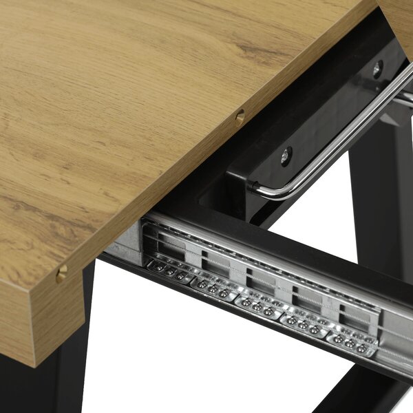 Vikio Jídelní stůl rozkládací 160-240x90 cm lamino dub AJS169D