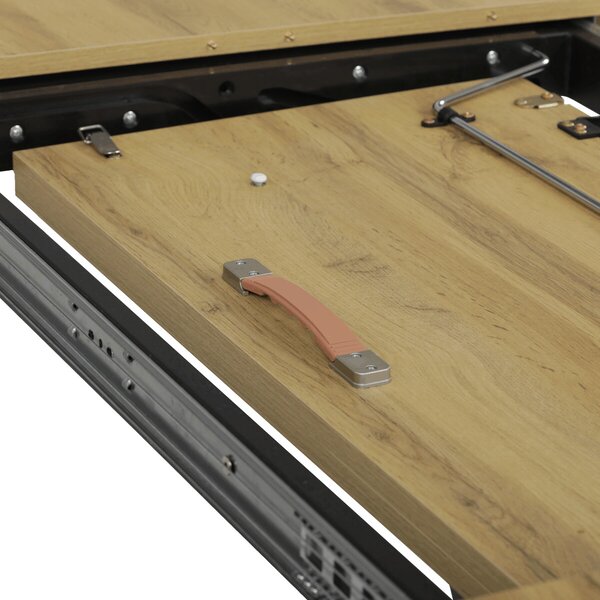 Vikio Jídelní stůl rozkládací 160-240x90 cm lamino dub AJS169D