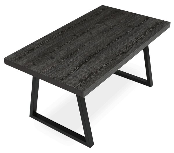 Vikio Jídelní stůl rozkládací 160-240x90 cm lamino šedý dub AJS168S