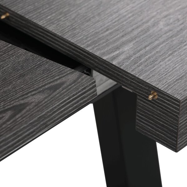 Vikio Jídelní stůl rozkládací 160-240x90 cm lamino šedý dub AJS168S