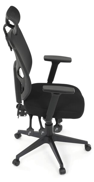 Vikio Kancelářská židle asynchronní mechanismus černá AKZ208C