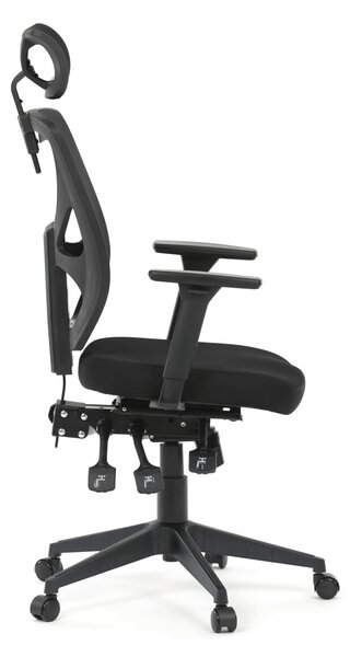 Vikio Kancelářská židle asynchronní mechanismus černá AKZ208C
