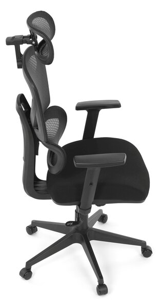 Vikio Kancelářská židle synchronní mechanismus černá látka AKZ210C