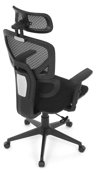 Vikio Kancelářská židle synchronní mechanismus černá látka AKZ210C