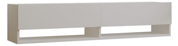 Bílý TV stolek 141x31x30 cm Arges – Kalune Design
