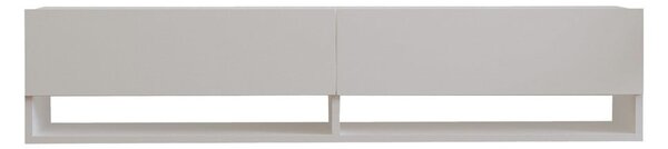 Bílý TV stolek 141x31x30 cm Arges – Kalune Design