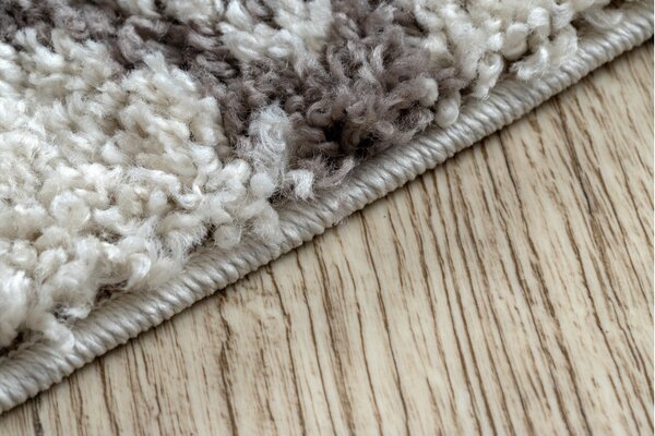Dywany Łuszczów, Kusový koberec Berber Asila B5970 cream and brown, 80x150, béžová, obývací pokoj