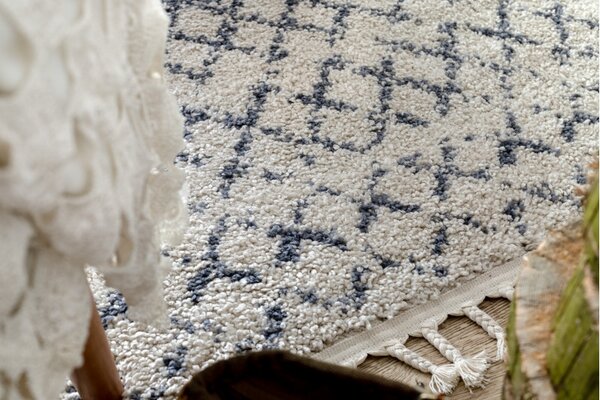 Dywany Łuszczów, Kusový koberec Berber Agadir G0522 cream and grey, 80x150, béžová, obývací pokoj