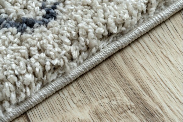 Dywany Łuszczów, Kusový koberec Berber Agadir G0522 cream and grey, 80x150, béžová, obývací pokoj