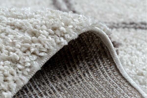 Dywany Łuszczów, Kusový koberec Berber Asila B5970 cream and brown, 80x150, béžová, obývací pokoj